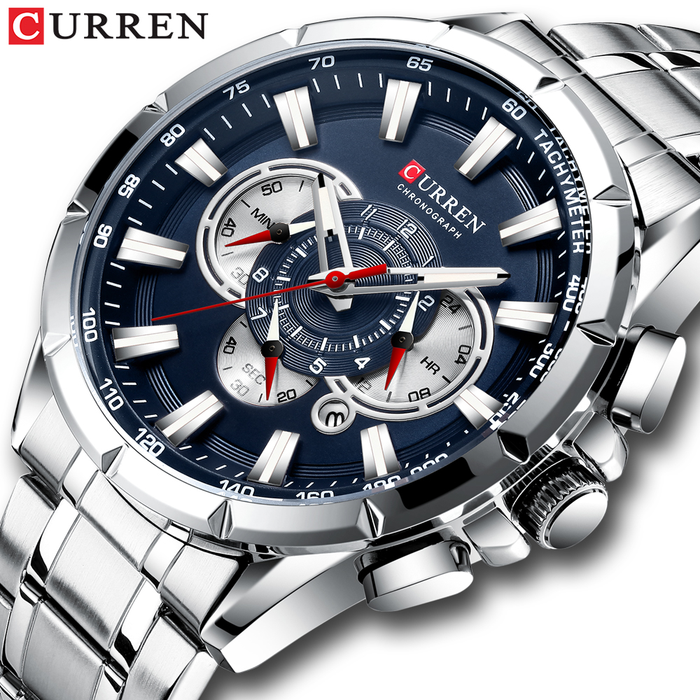 Smartwatch Guess - CURREN New Casual Sport Chronograph Men's