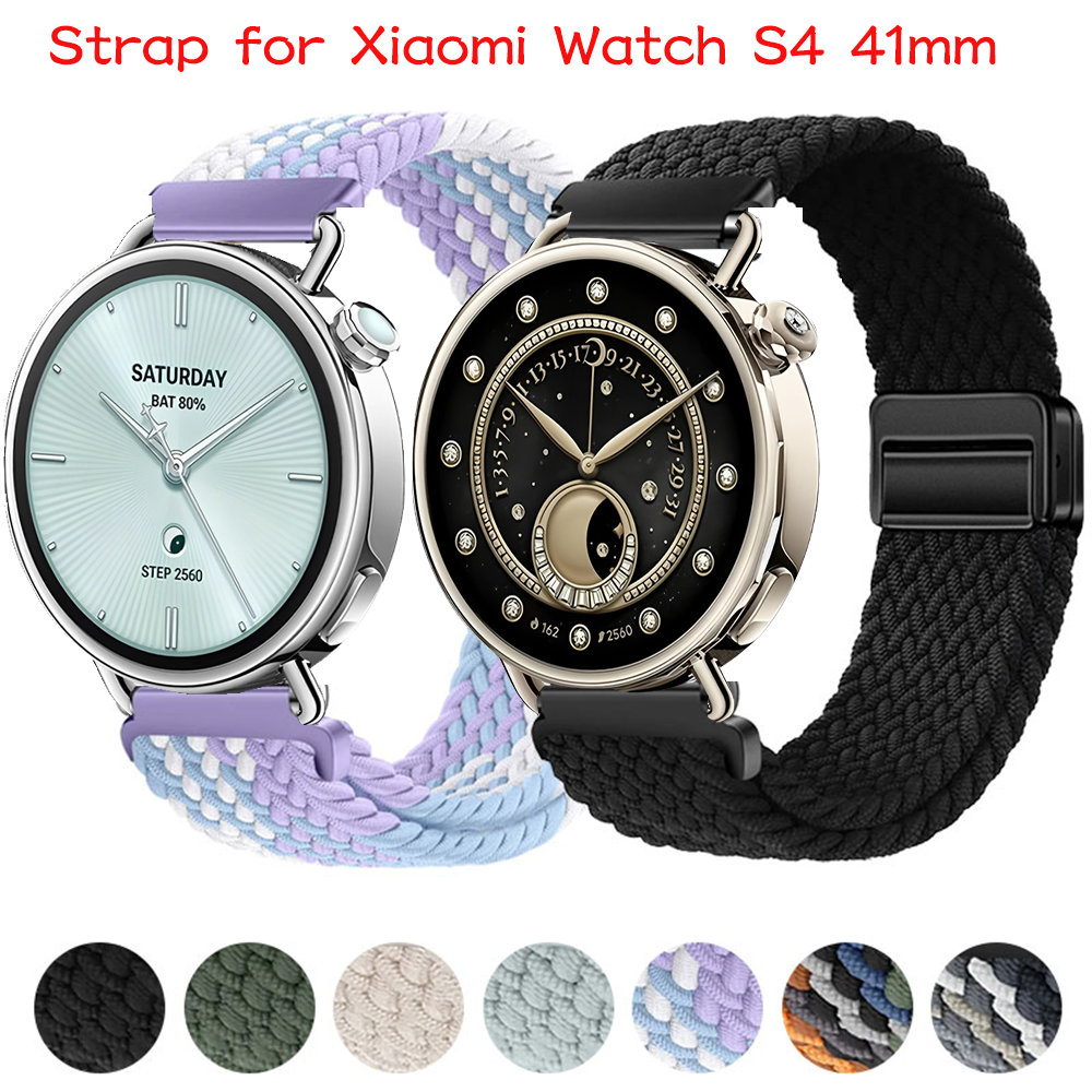 18mm Braided Magnetic Buckle S - Xiaomi Smartwatch S4 Accessories recension och pris