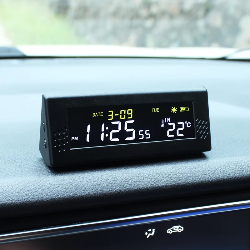 Solar Windshield Car Digital C - Smartwatch Touch recension och pris