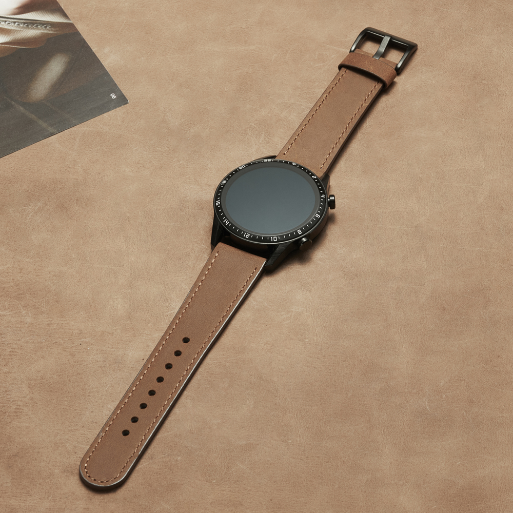 22mm Watch Strap Genuine Leath - Smartwatch Accessories Shop recension och pris