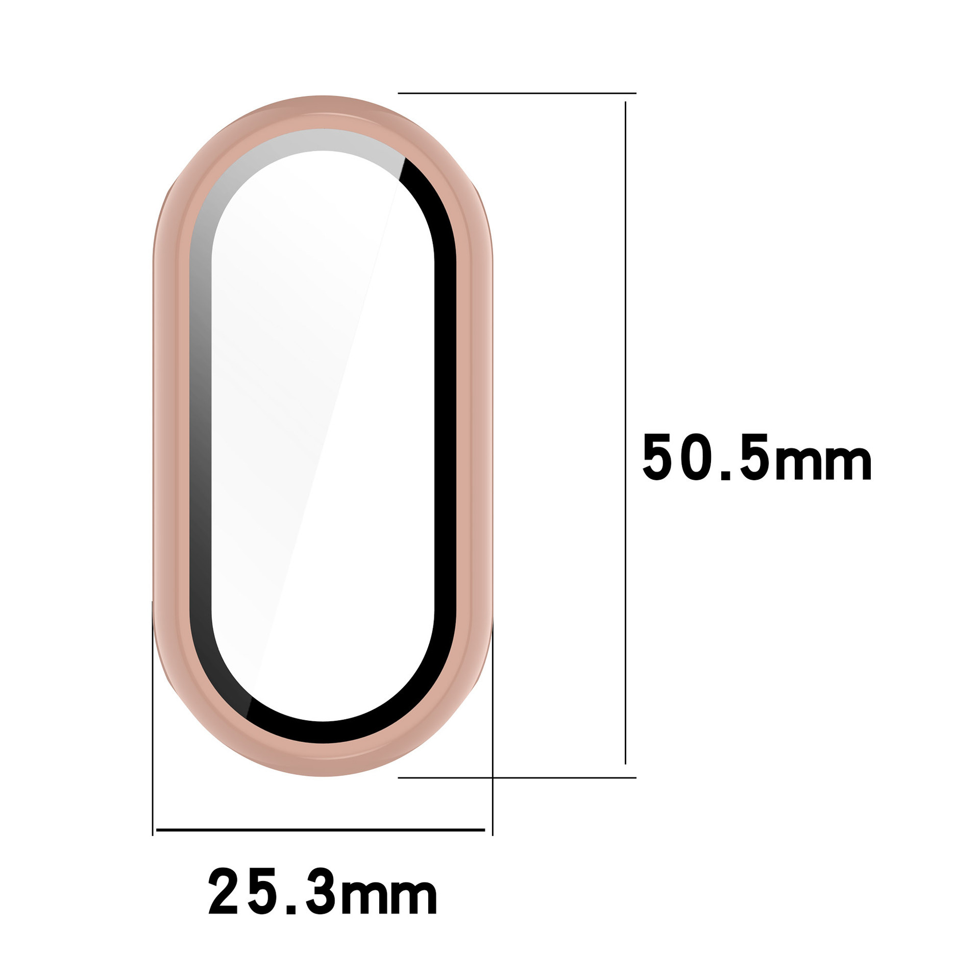 Tempered Glass+PC Case For Xia - Smartwatch Icon recension och pris