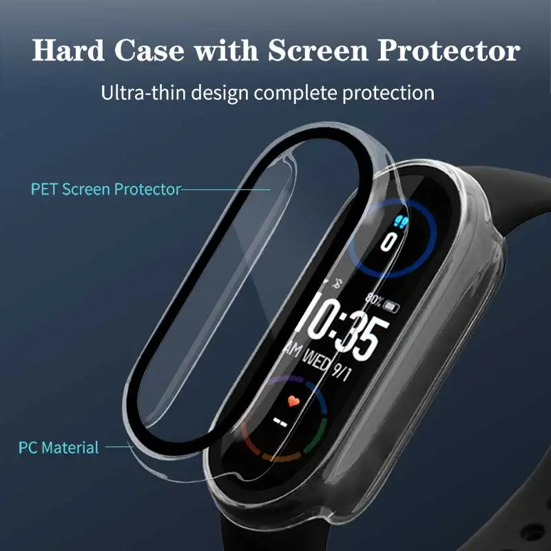 Tempered Glass+PC Case For Xia - Smartwatch Icon recension och pris
