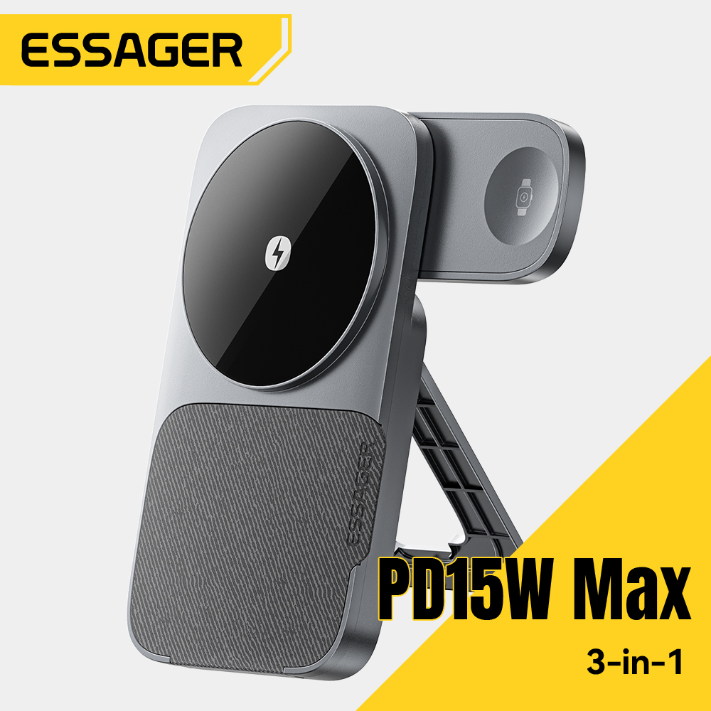 Essager 3-in-1 Portable Foldin - Wireless Charger Watch recension och pris