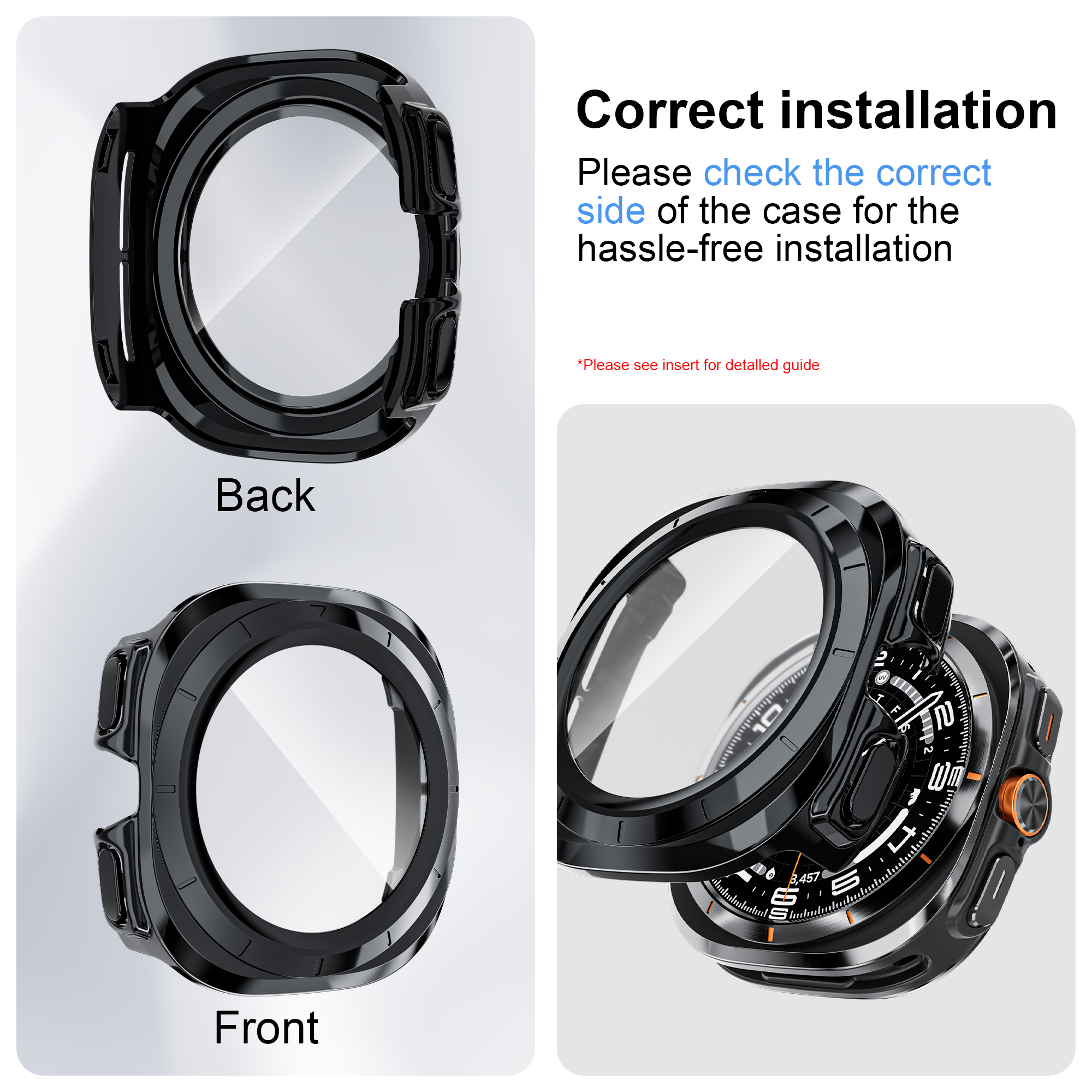 Case for Samsung Galaxy Watch  - Samsung Smartwatch Ultra Accessories recension och pris