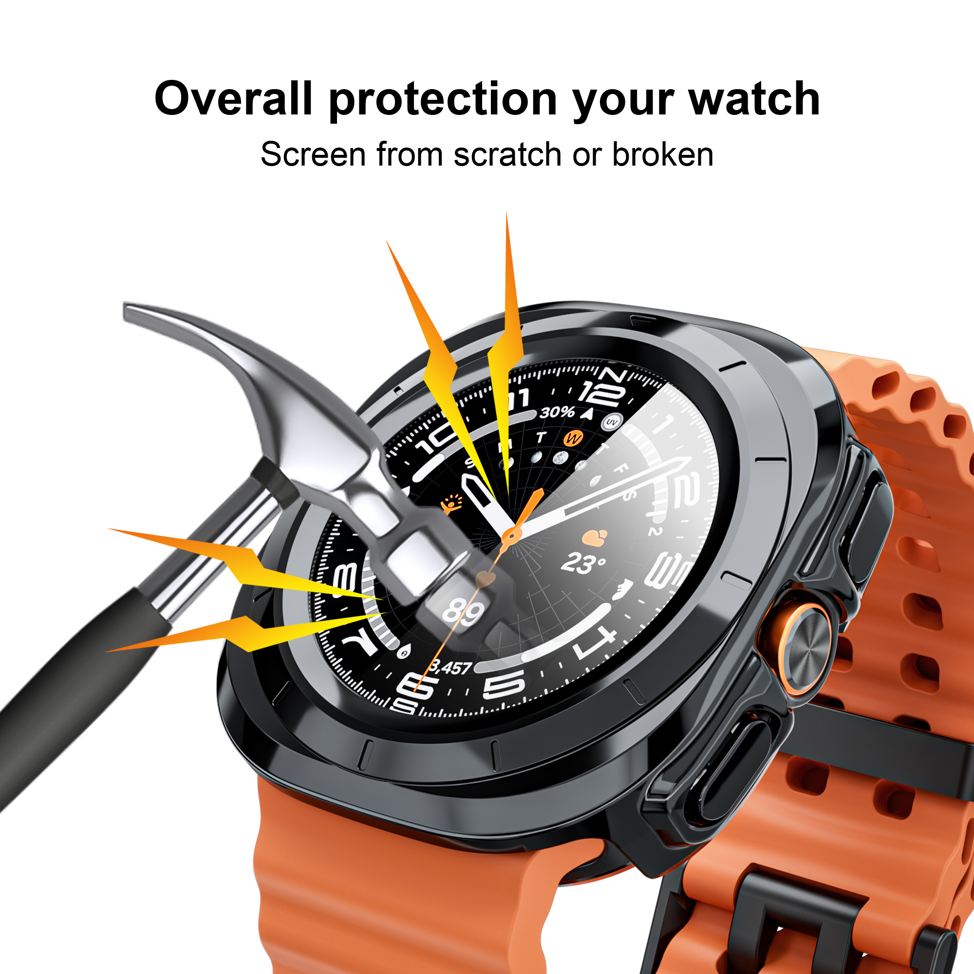 Case for Samsung Galaxy Watch  - Samsung Smartwatch Ultra Accessories recension och pris