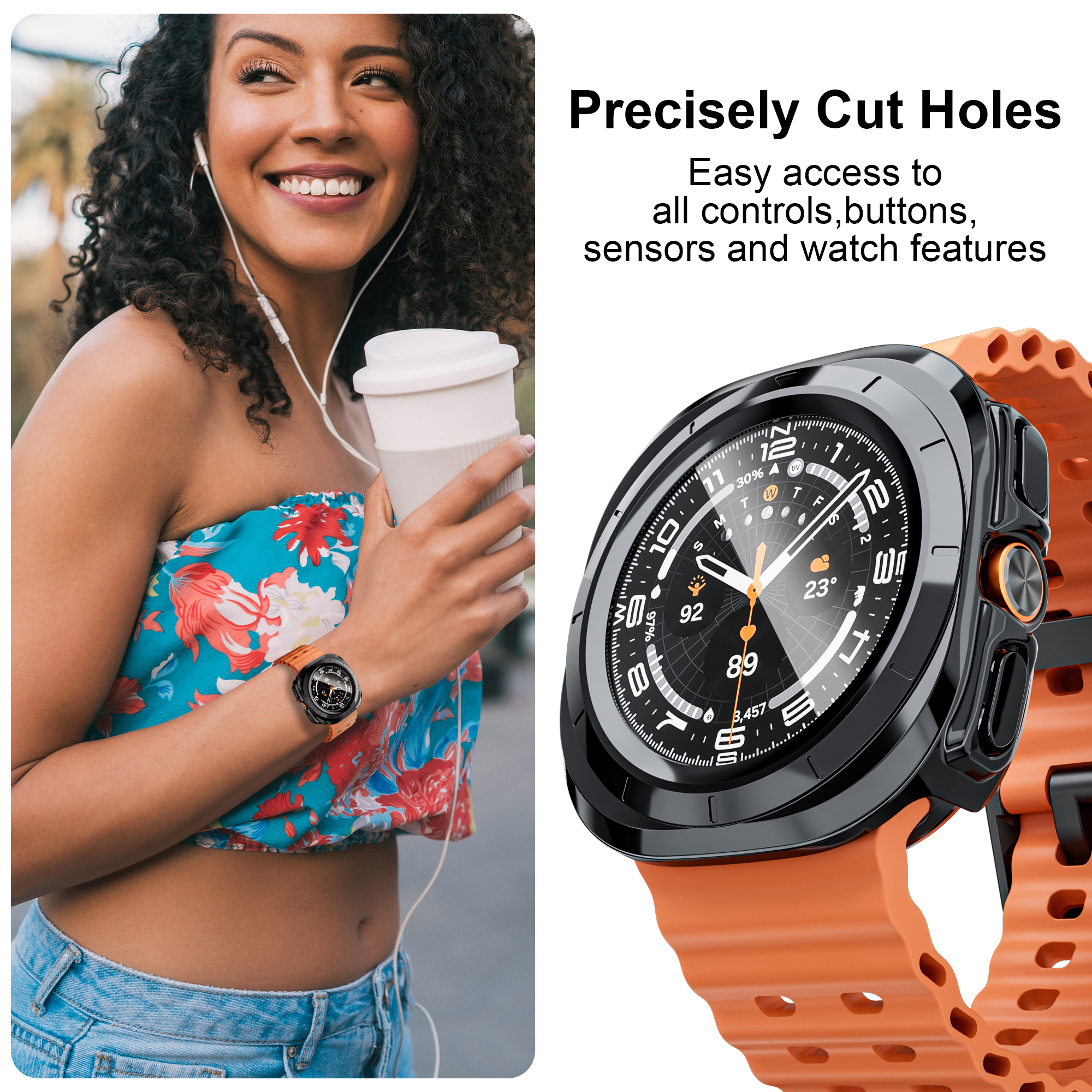 Case for Samsung Galaxy Watch  - Samsung Smartwatch Ultra Accessories recension och pris