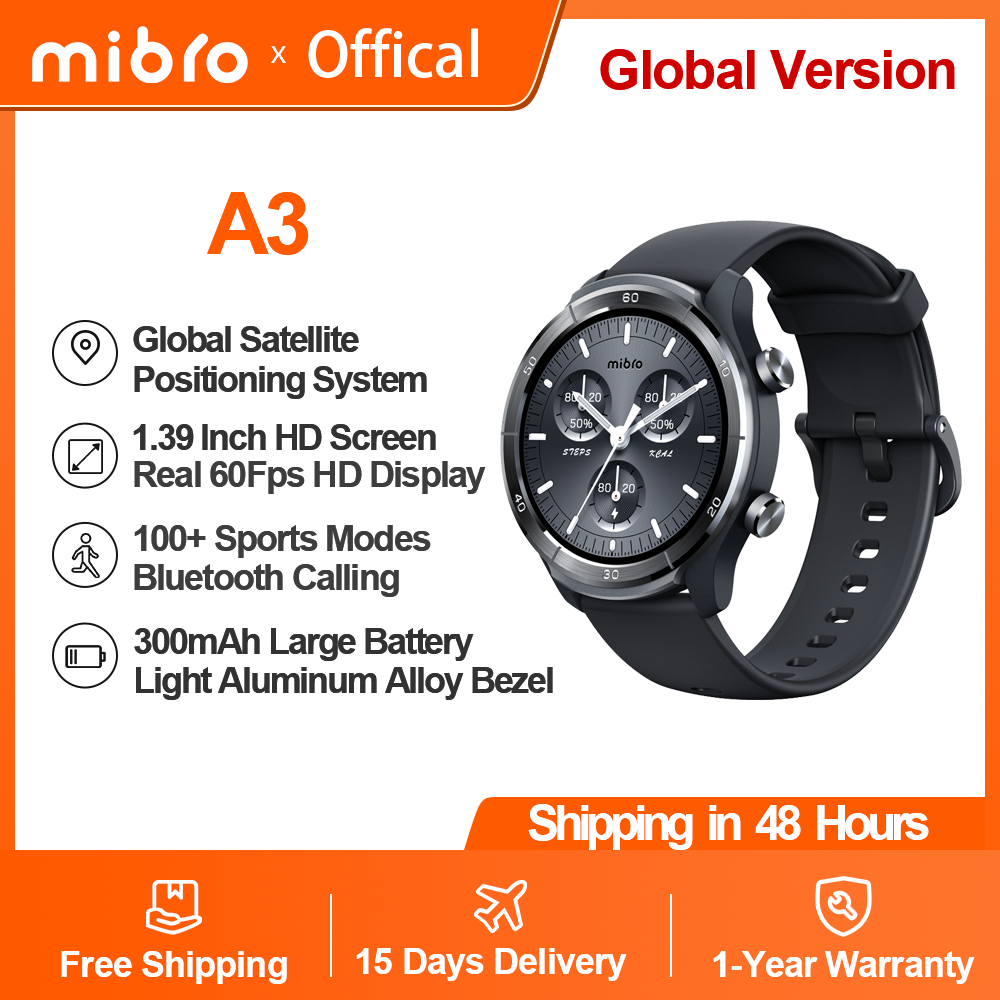 Mibro A3 Smartwatch Super Ligh - Smartwatch Face recension och pris