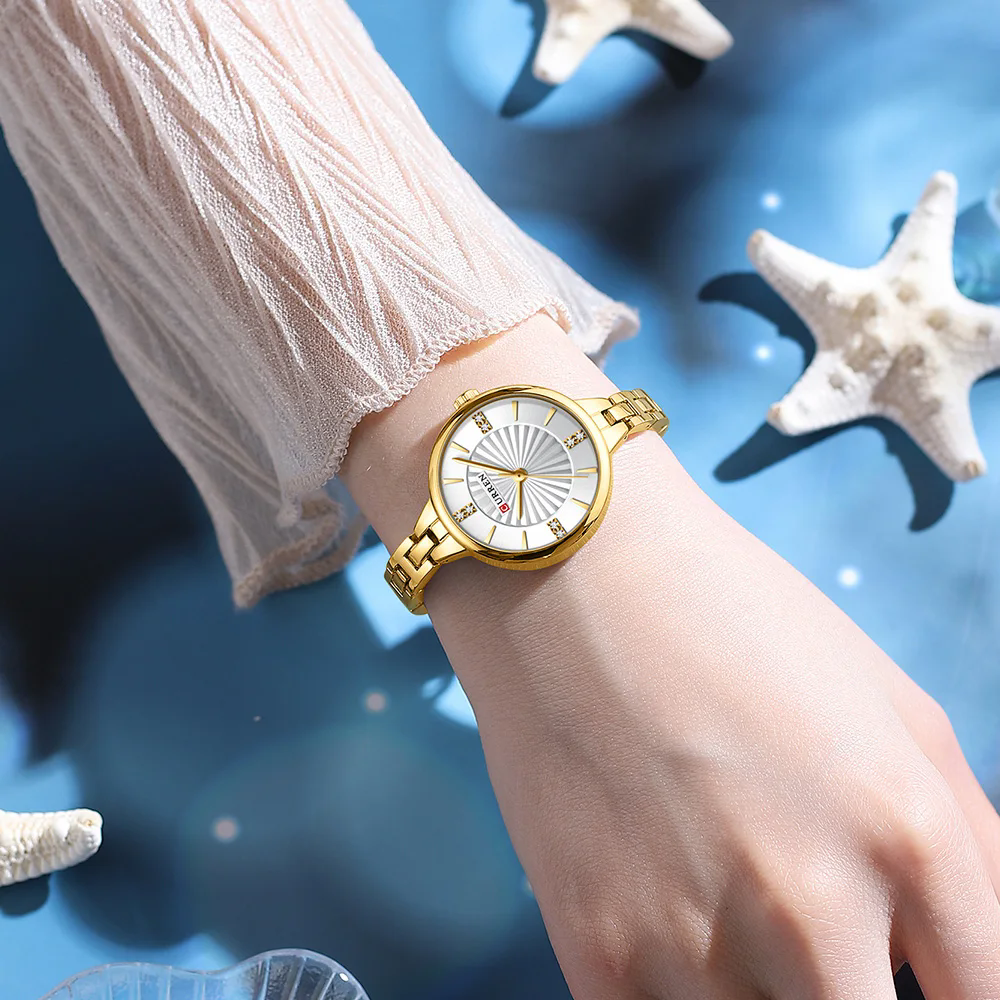 CURREN 9097 Women's Casual Qua - Smartwatch Guess recension och pris