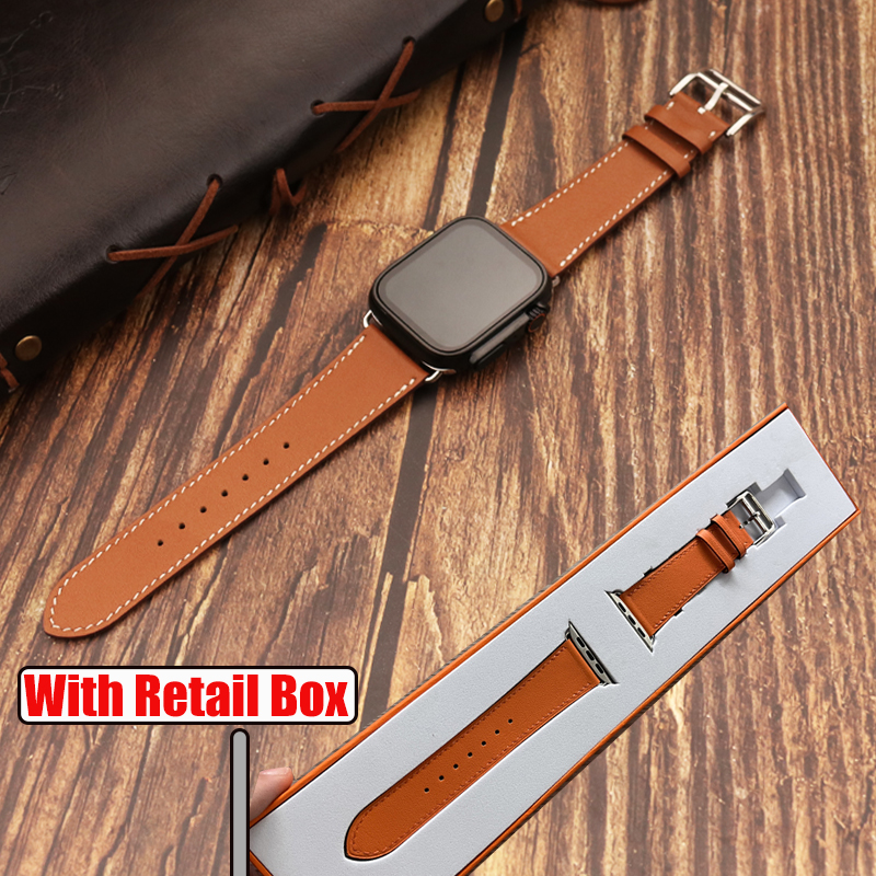With Gift Box Genuine Leather  - Smartwatch Accessories Shop recension och pris