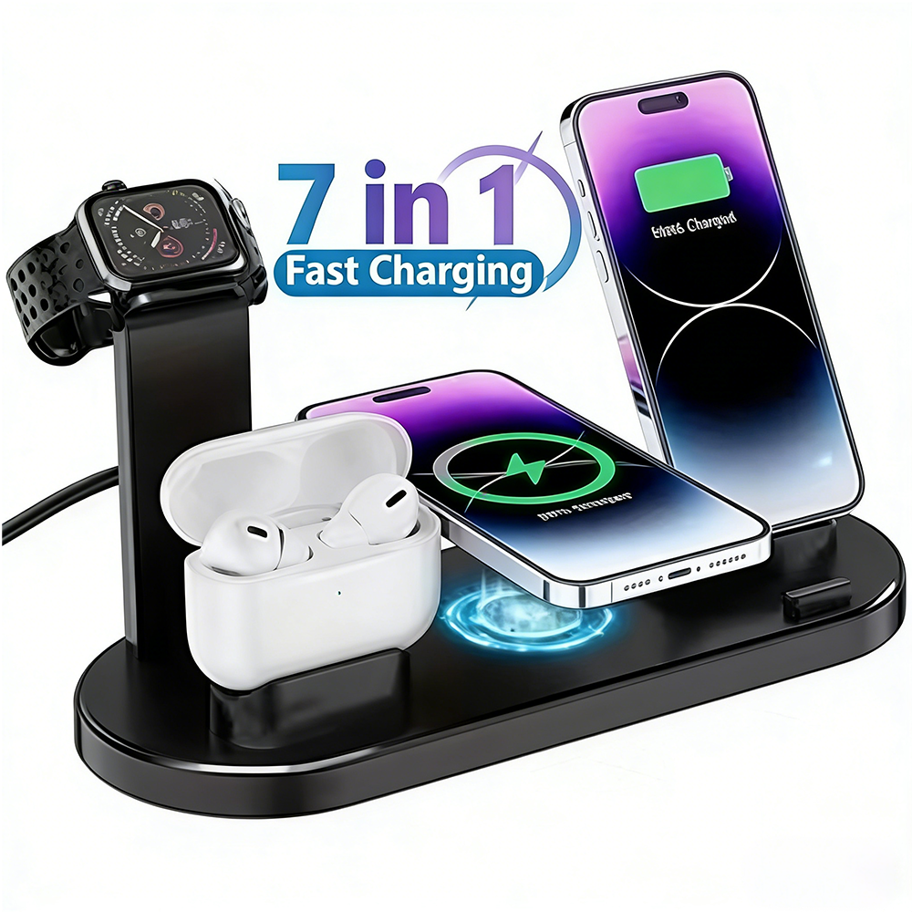 30W 7 in 1 Wireless Charger St - Wireless Charger Watch recension och pris