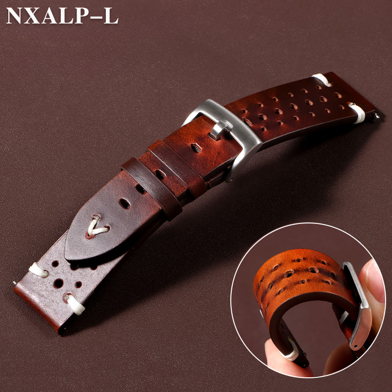 Retro Oil Wax Discoloration Le - Nylon Nato Strap recension och pris