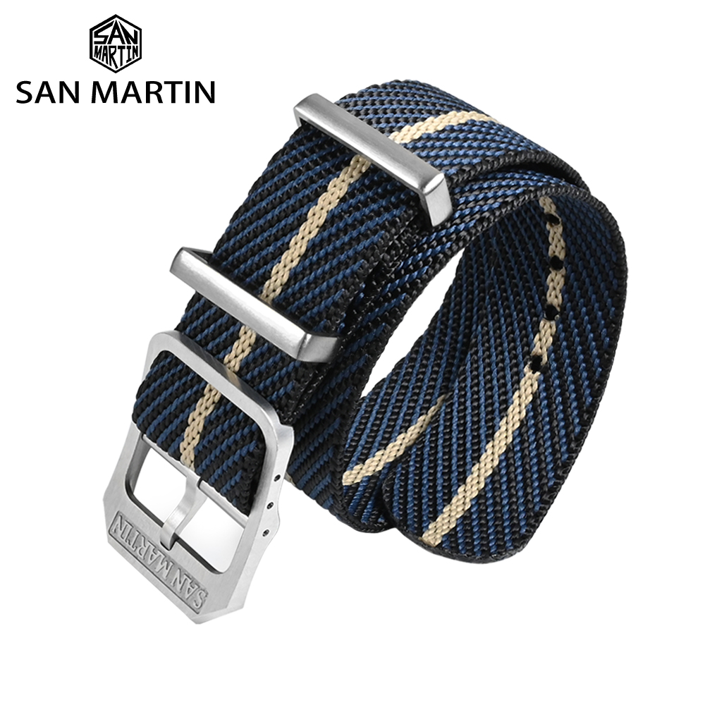 San Martin High Quality 20mm U - Nylon Nato Strap recension och pris