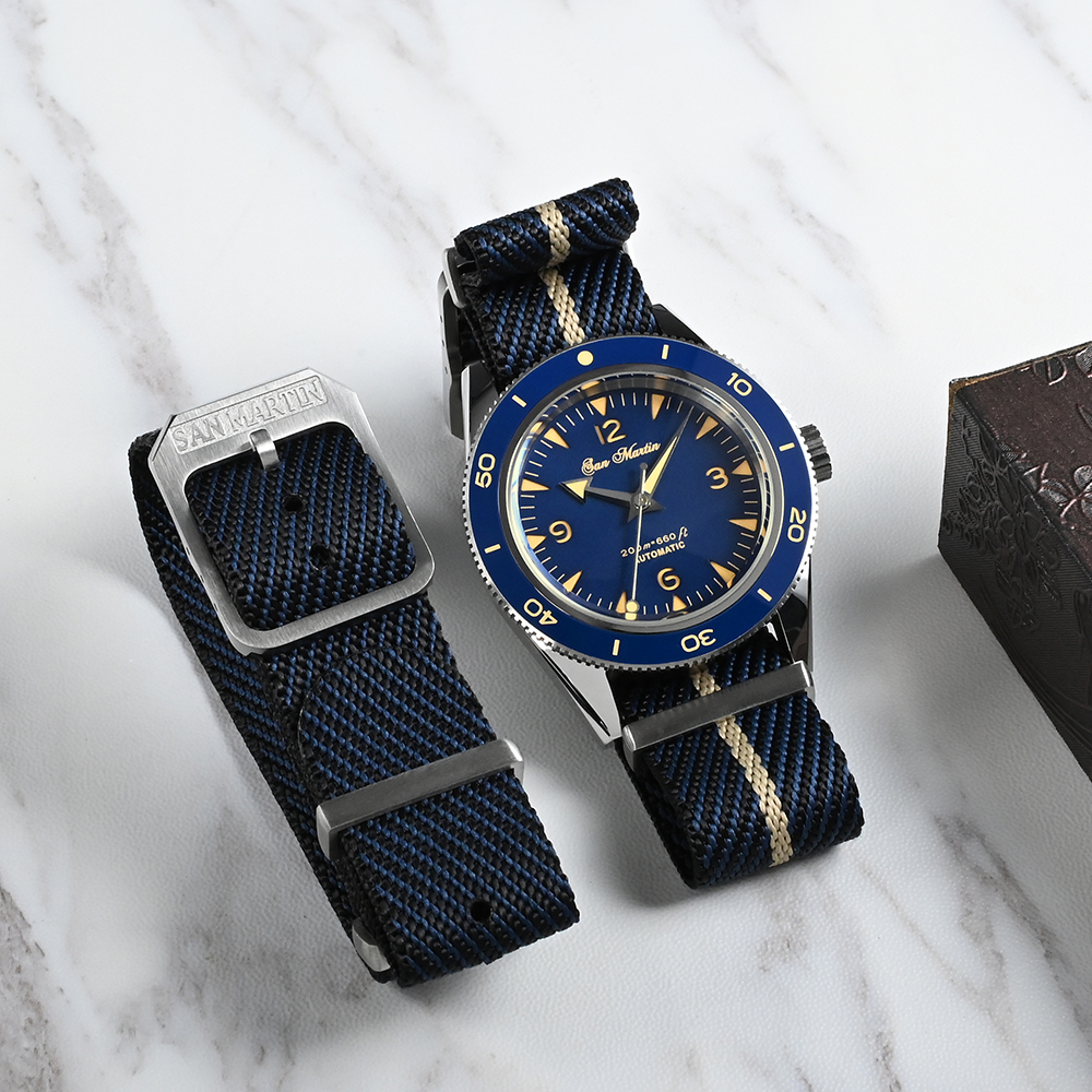 San Martin High Quality 20mm U - Nylon Nato Strap recension och pris