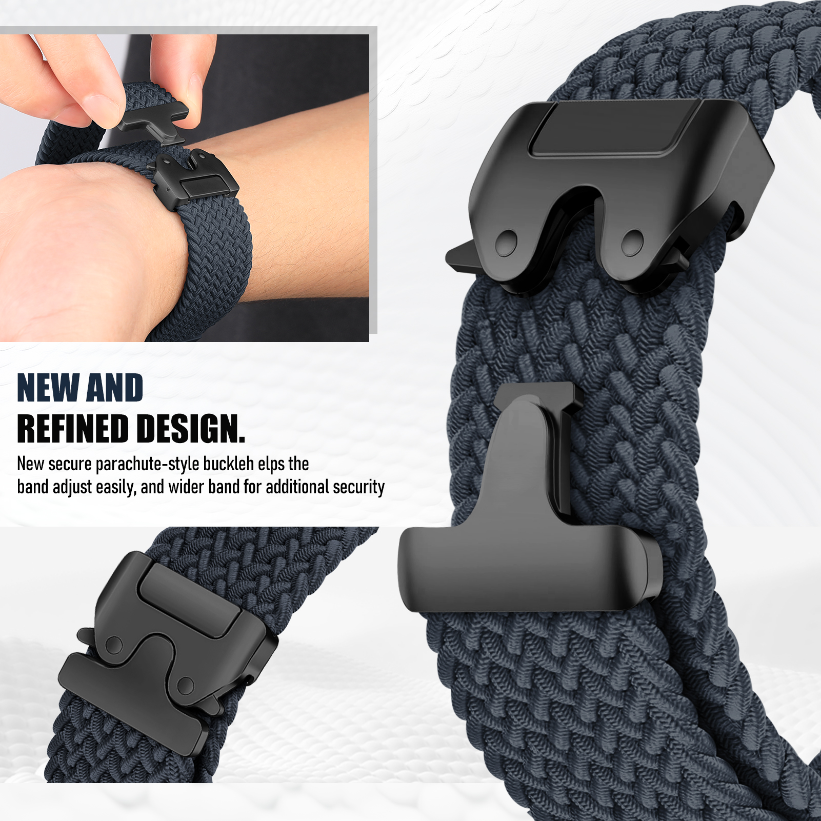 18mm 22mm Parachute Band for H - Titan Smartwatch Accessories recension och pris