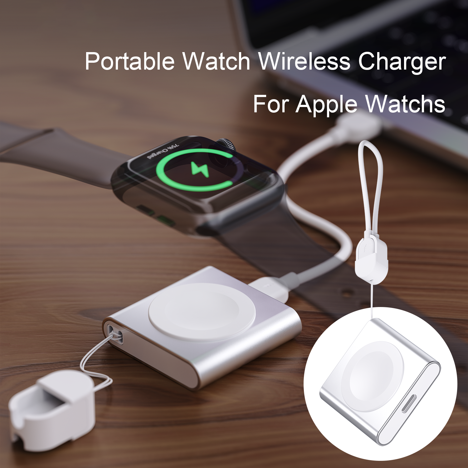Bonola For Apple Watch Charger - Wireless Charger Watch recension och pris