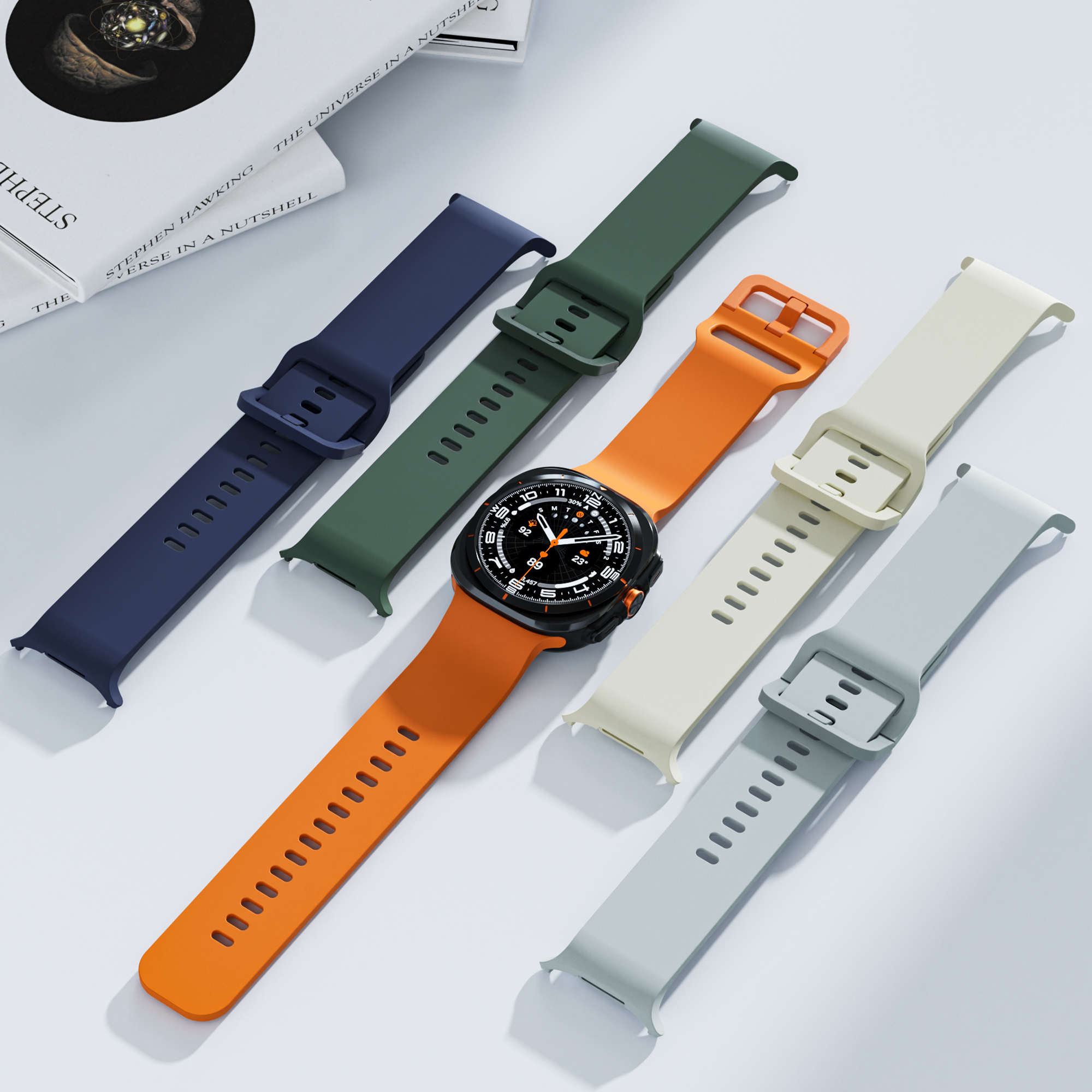 Original Silicone Band For Sam - Samsung Smartwatch Ultra Accessories recension och pris
