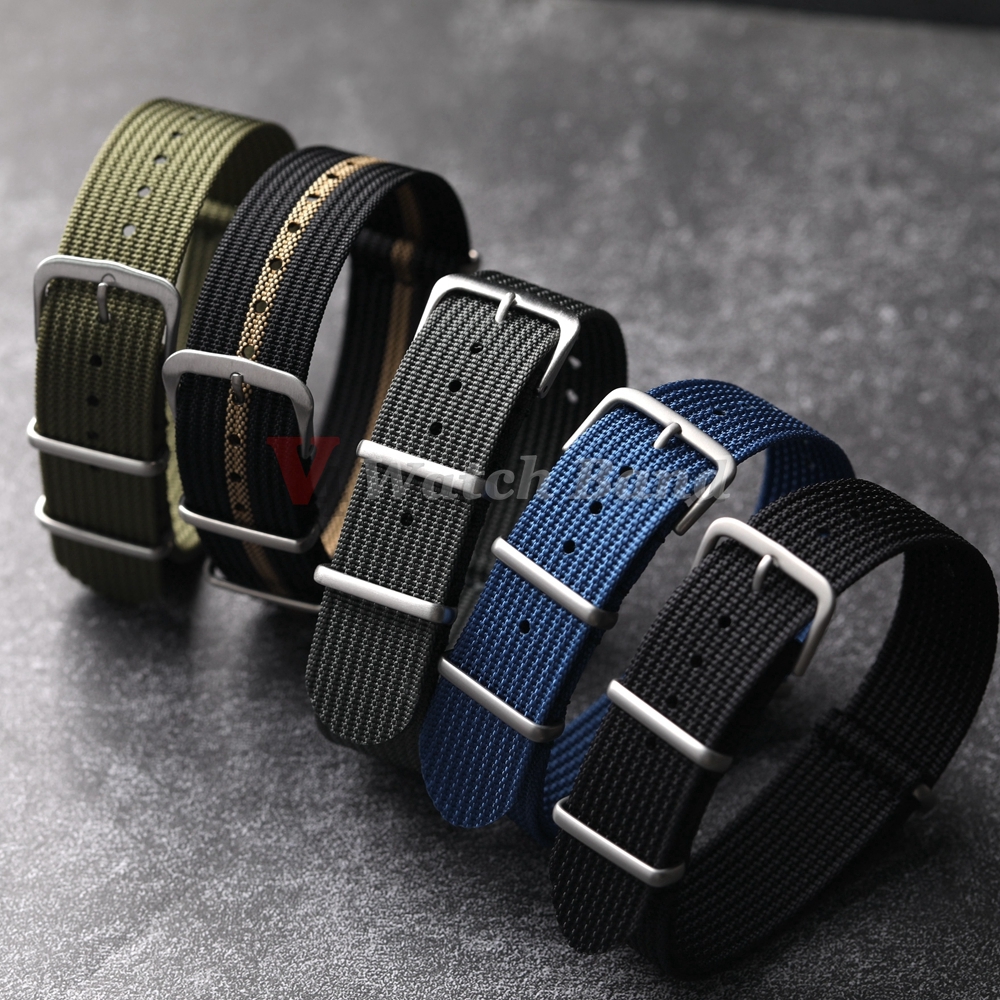 New Ribbed Nylon Watchband Nyl - Nylon Nato Strap recension och pris