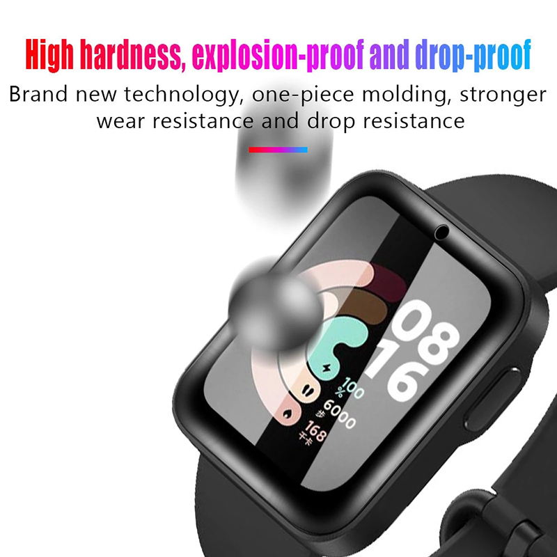 2 Pcs Tempered Glass for Redmi - Smartwatch Icon recension och pris