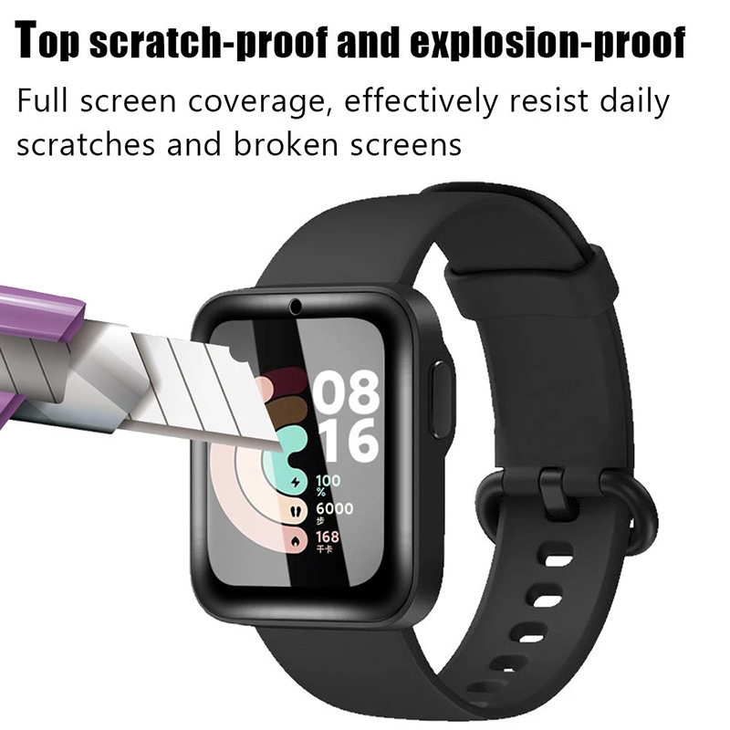 2 Pcs Tempered Glass for Redmi - Smartwatch Icon recension och pris