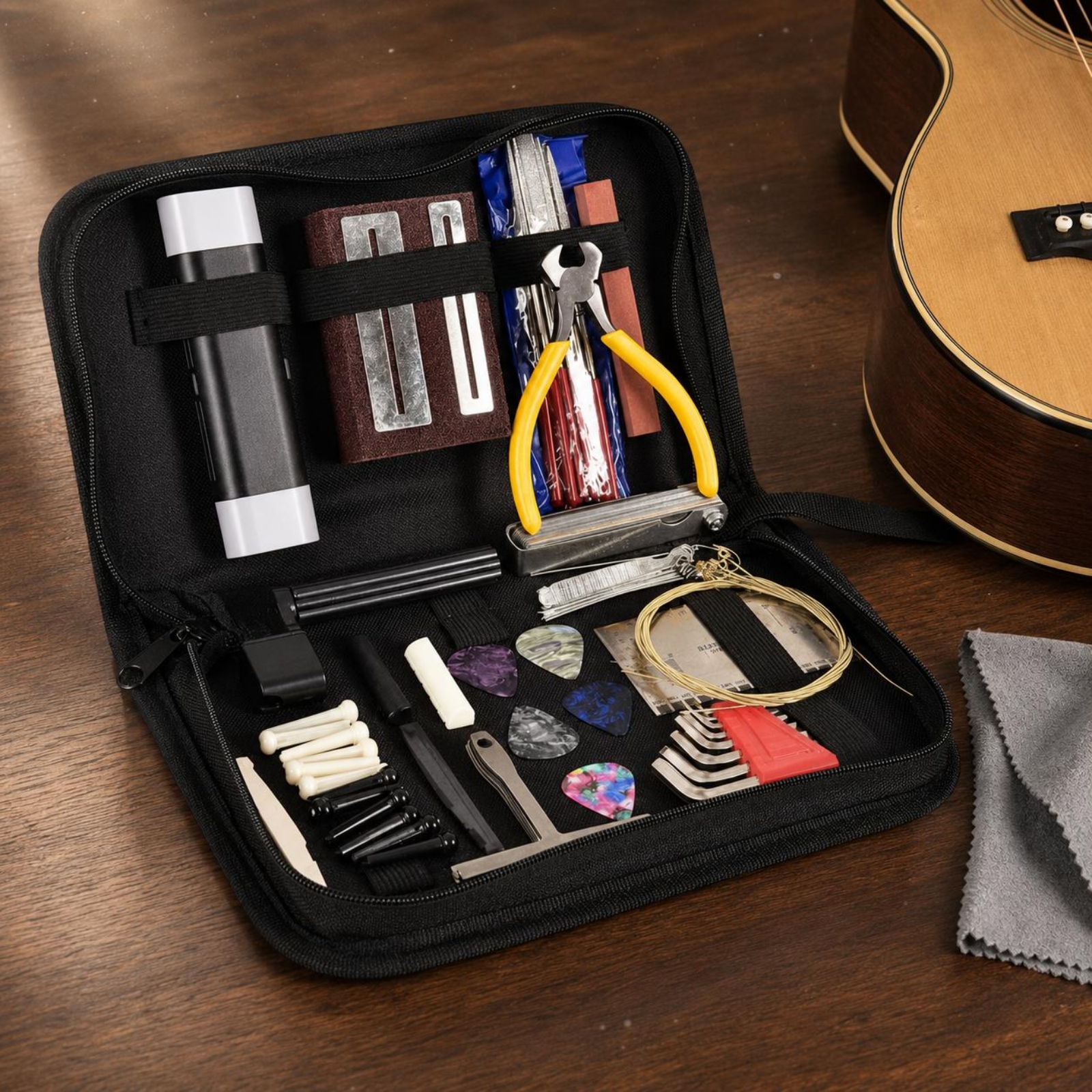 Guitar Repair Toolkit Elastic  - Tool Kit Strap Change recension och pris