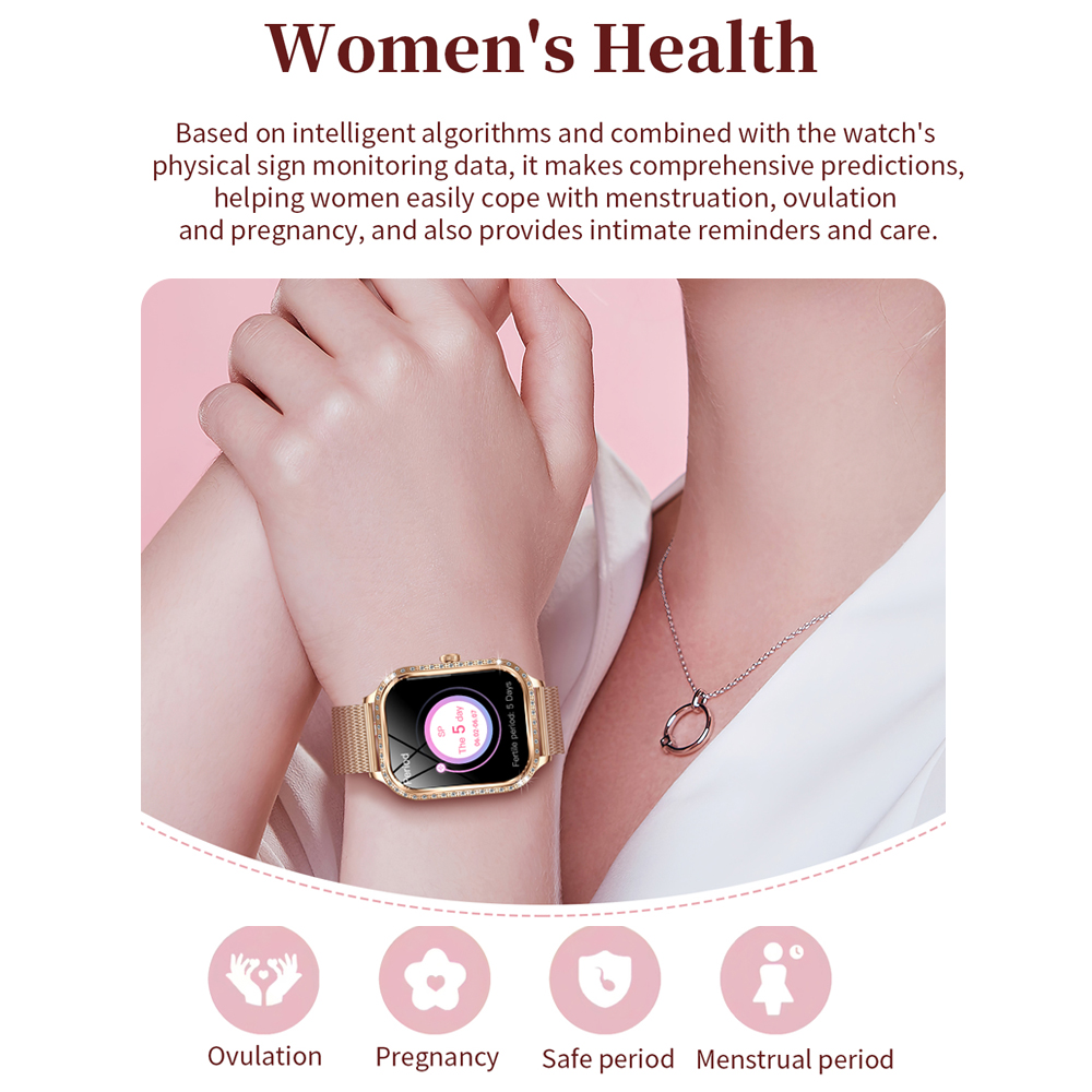 2026 New Fashion Women Diamond - Smartwatch Face recension och pris