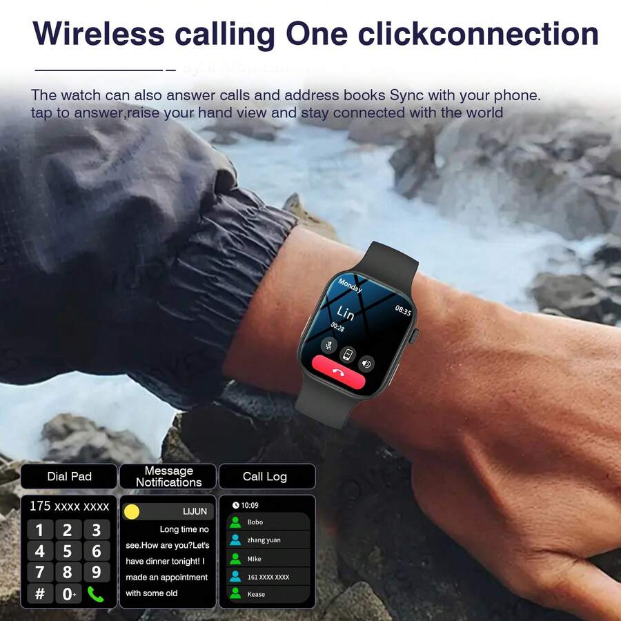 New Smartwatch with Wireless C - Smartwatch Touch recension och pris