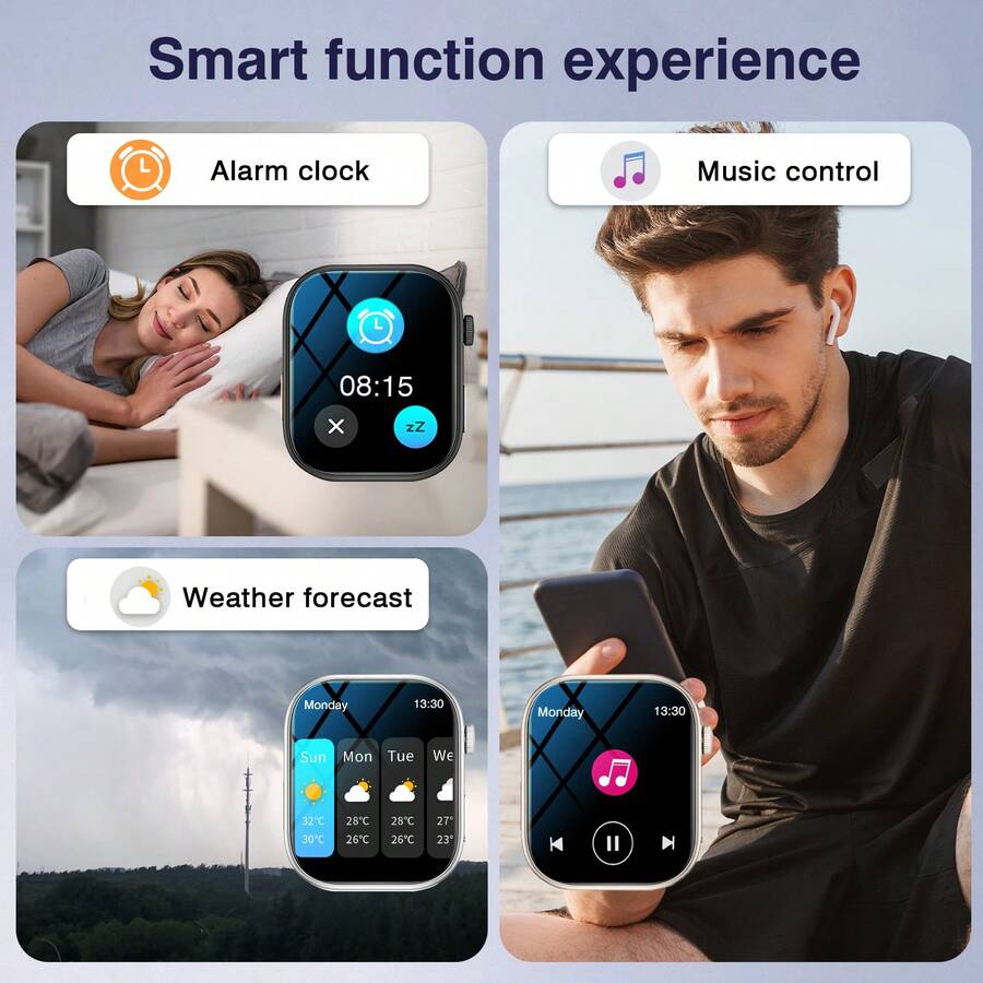 New Smartwatch with Wireless C - Smartwatch Touch recension och pris