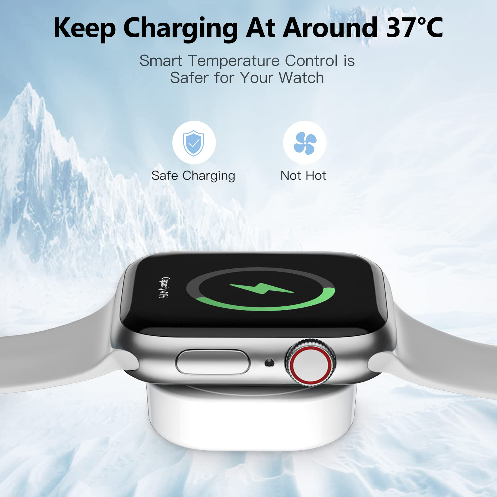 2 in 1 Magnetic Wireless USB A - Wireless Charger Watch recension och pris