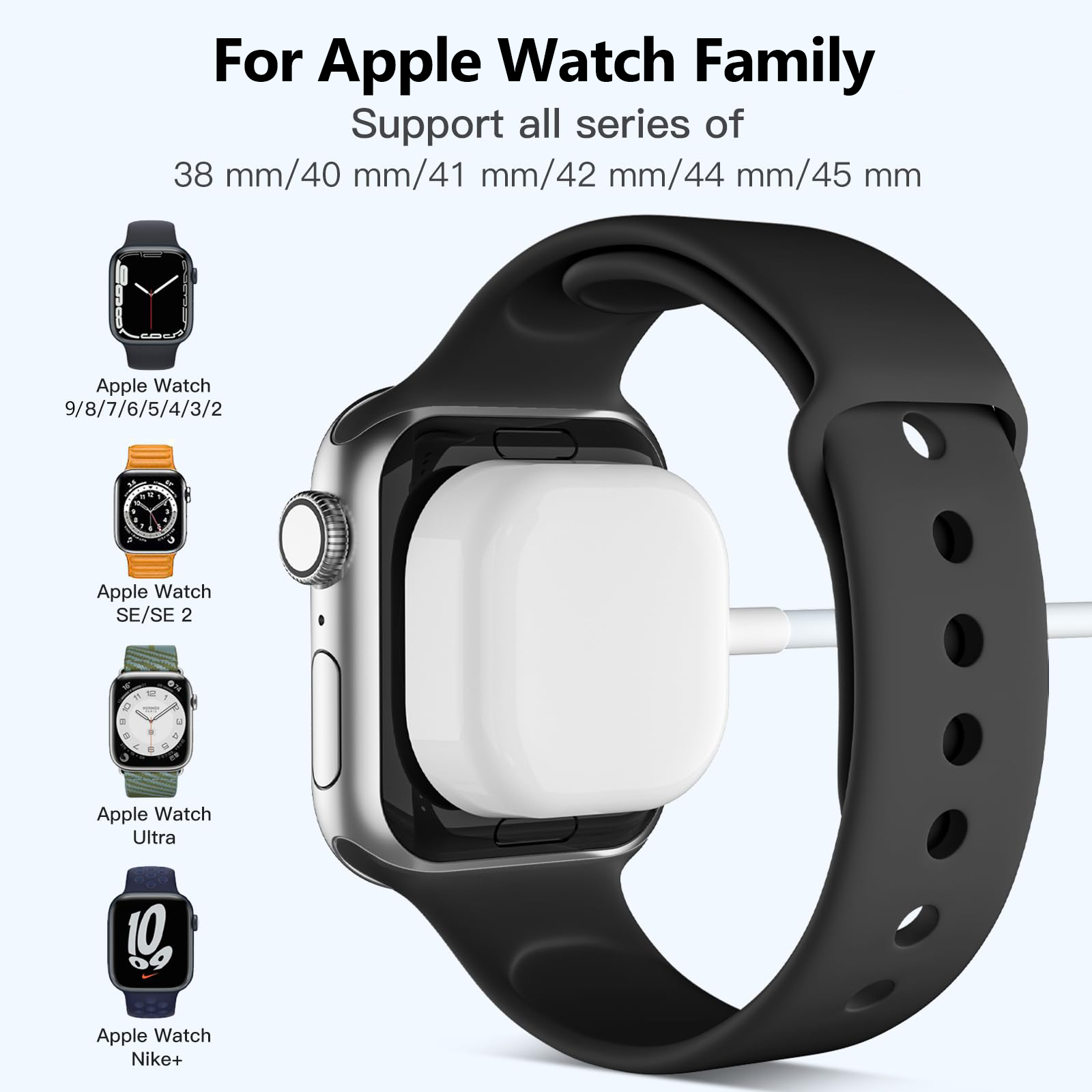 2 in 1 Magnetic Wireless USB A - Wireless Charger Watch recension och pris