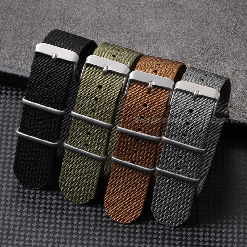Ribbed Nylon Watch Strap 18mm  - Nylon Nato Strap recension och pris