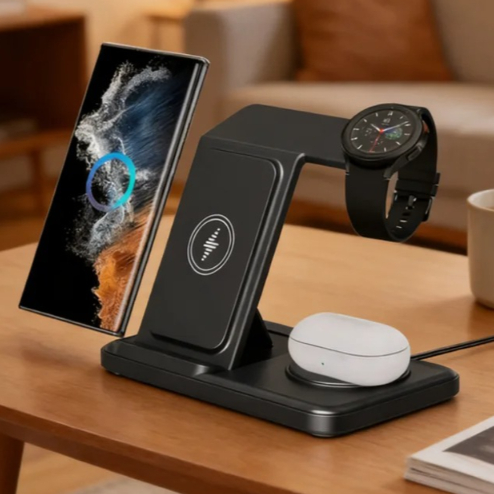 3 IN 1 Wireless Charger Statio - Wireless Charger Watch recension och pris