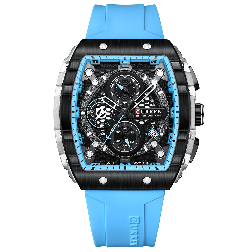 CURREN New RectangularSilicone - Smartwatch Guess recension och pris