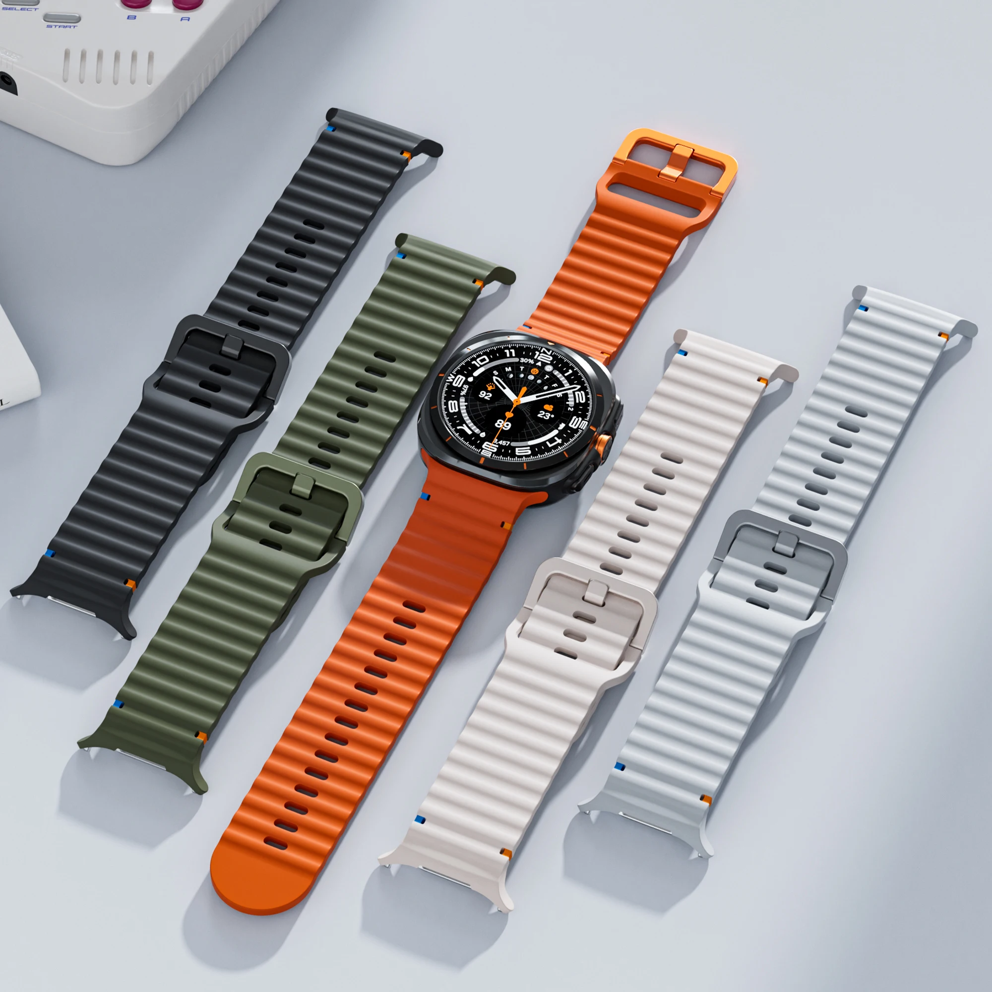 Original Silicone Band for Sam - Samsung Smartwatch Ultra Accessories recension och pris