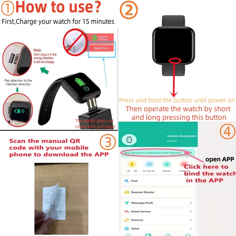 2024 New For Multifunction Sma - Smartwatch Touch recension och pris