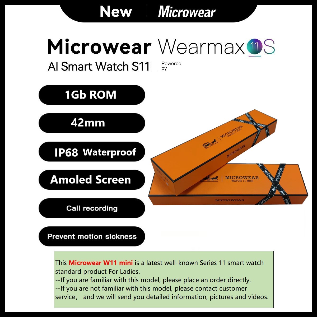 Microwear W11mini Smartwatch R - Smartwatch M Active recension och pris