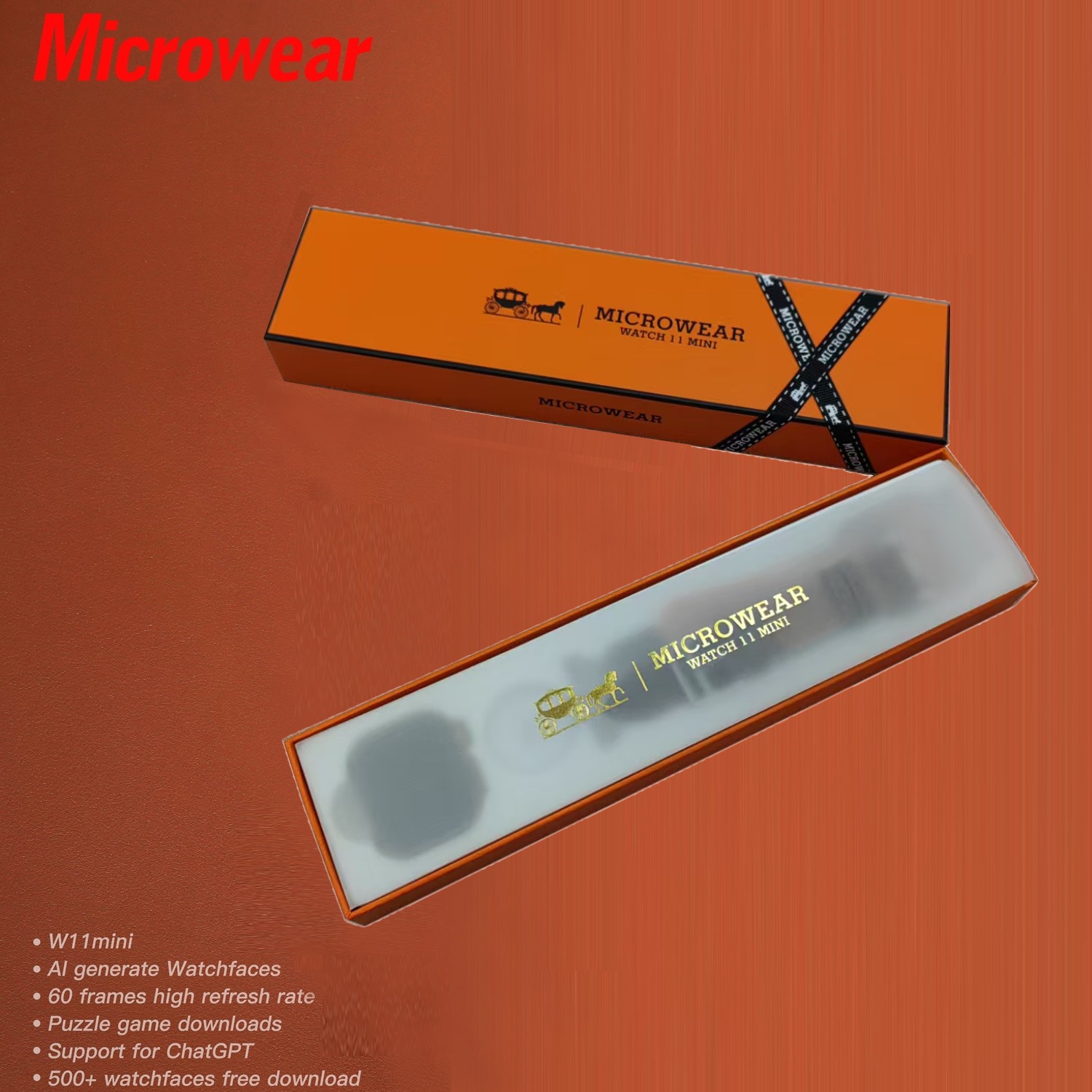 Microwear W11mini Smartwatch R - Smartwatch M Active recension och pris