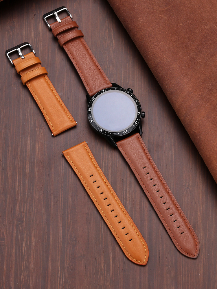 22mm Genuine Leather Watch Ban - Smartwatch Accessories Shop recension och pris