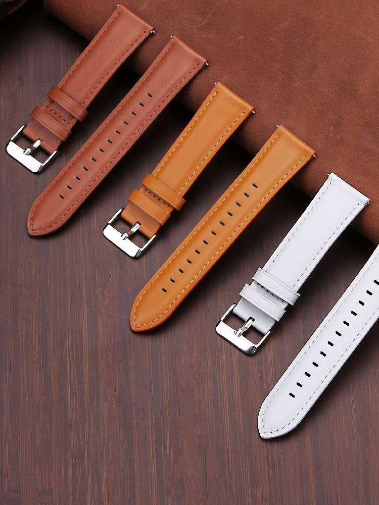 22mm Genuine Leather Watch Ban - Smartwatch Accessories Shop recension och pris
