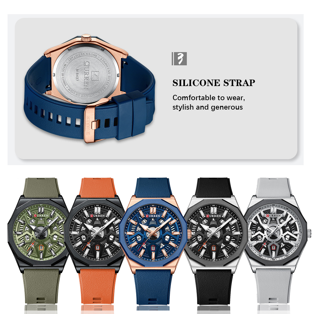 CURREN Fashion Design Wristwat - Smartwatch Guess recension och pris