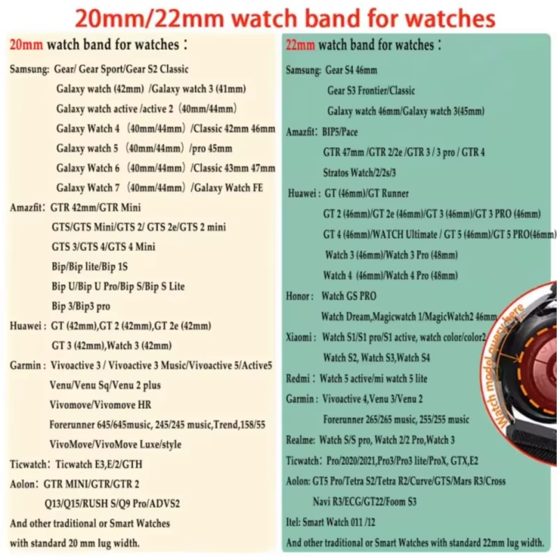 20mm 22mm Magnetic Loop Strap  - Titan Smartwatch Accessories recension och pris