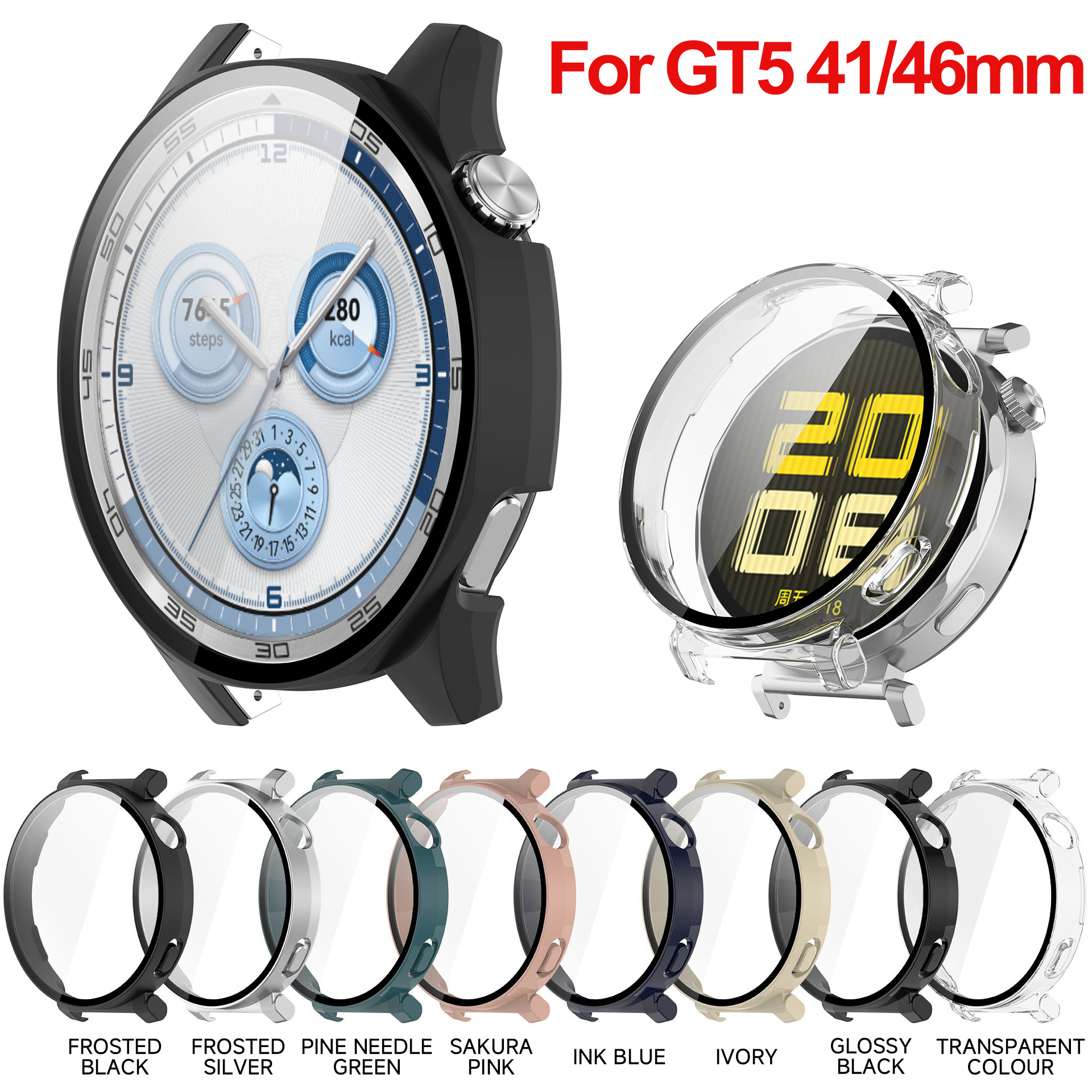 Tempered glass case For Huawei - Titan Smartwatch Accessories recension och pris