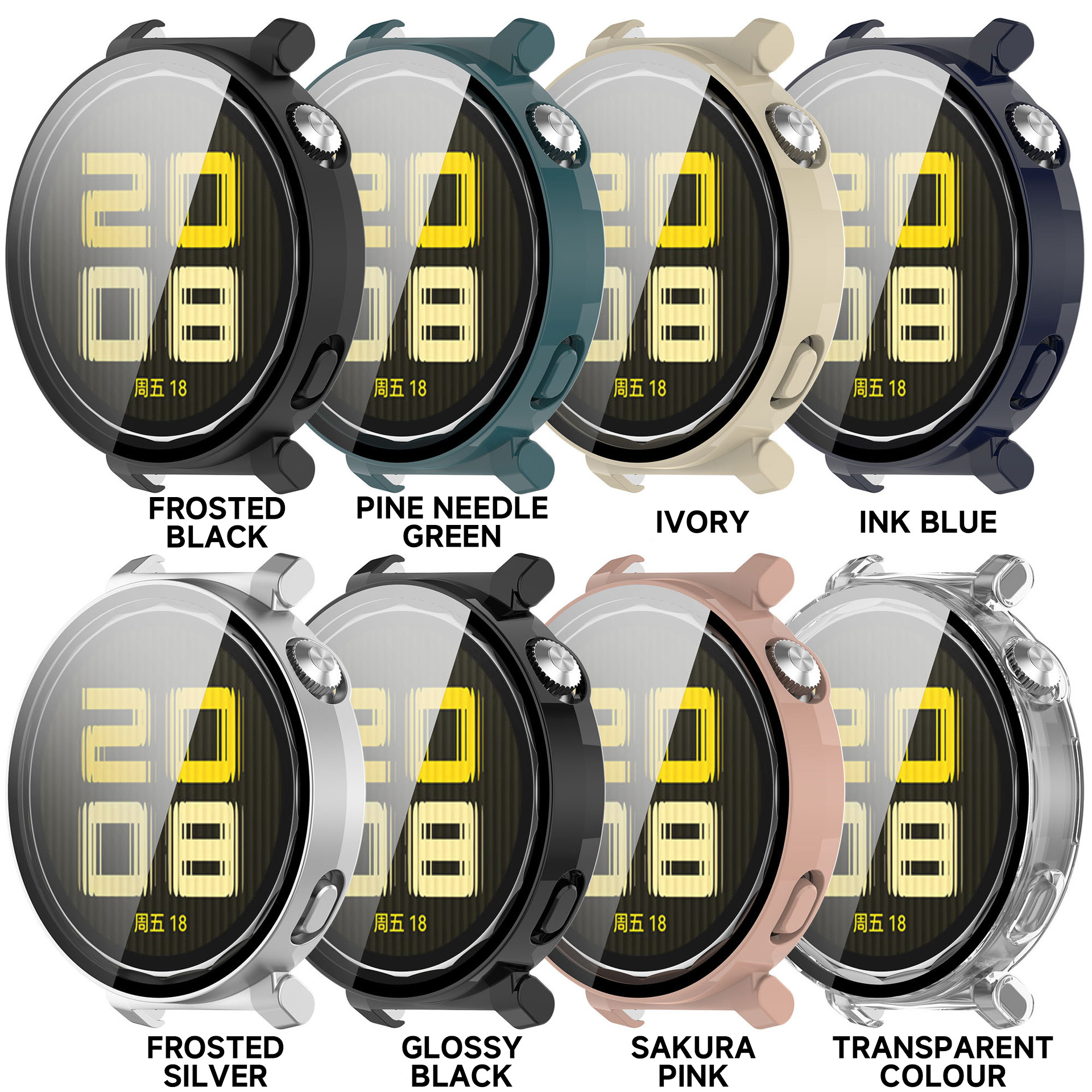 Tempered glass case For Huawei - Titan Smartwatch Accessories recension och pris