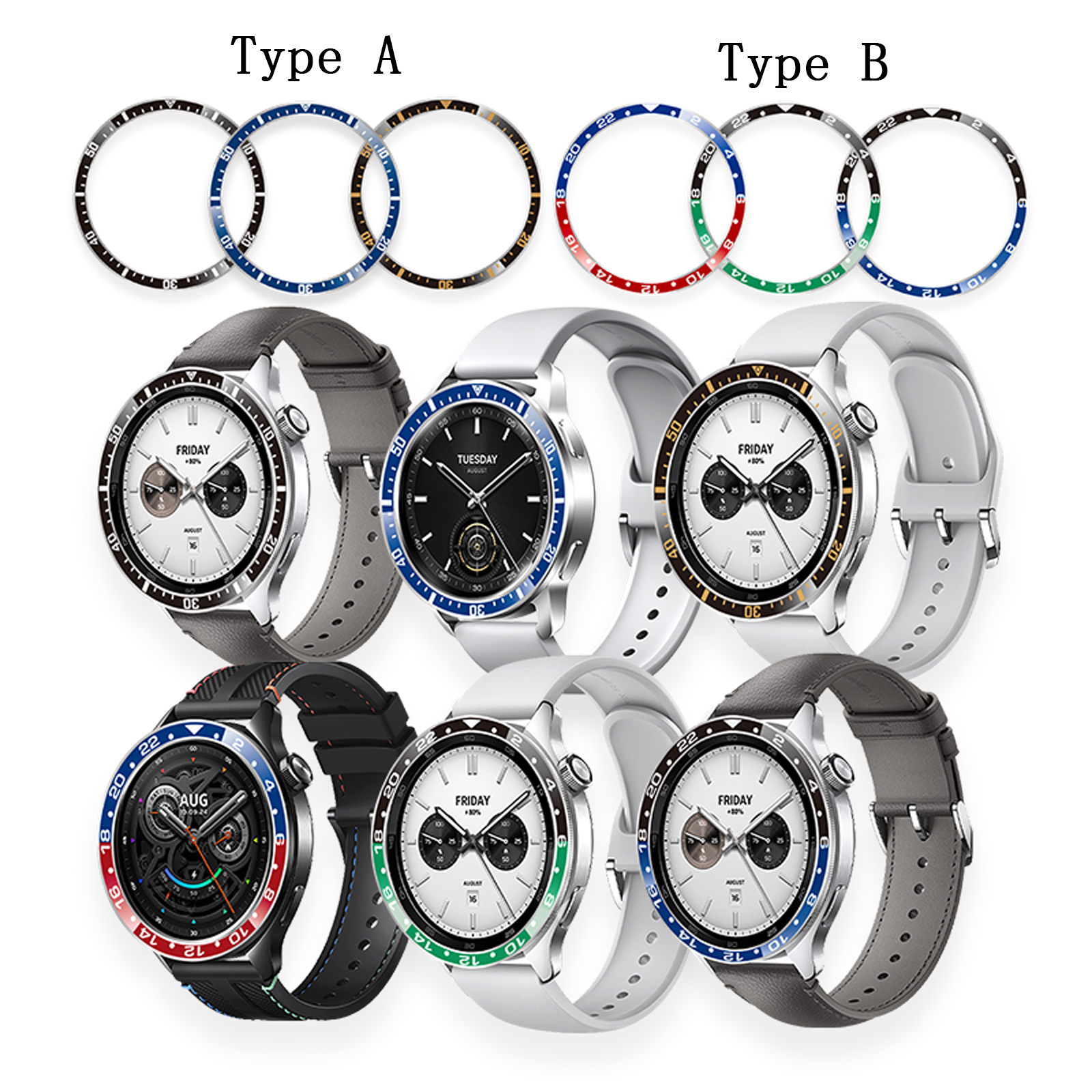 Watch Bezel Ring for Xiaomi Wa - Xiaomi Smartwatch S4 Accessories recension och pris