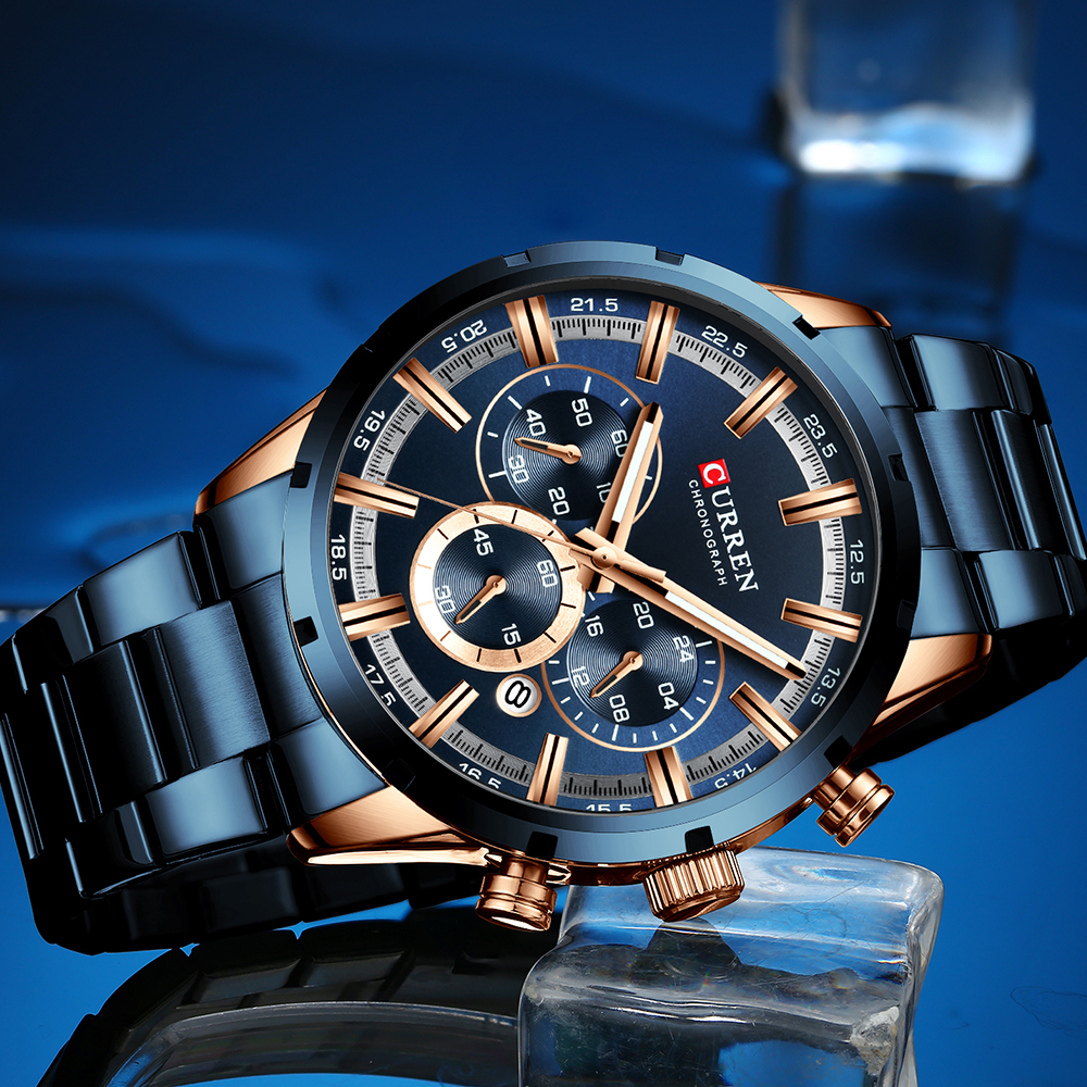 Curren Men's Watch Blue Dial S - Smartwatch Guess recension och pris