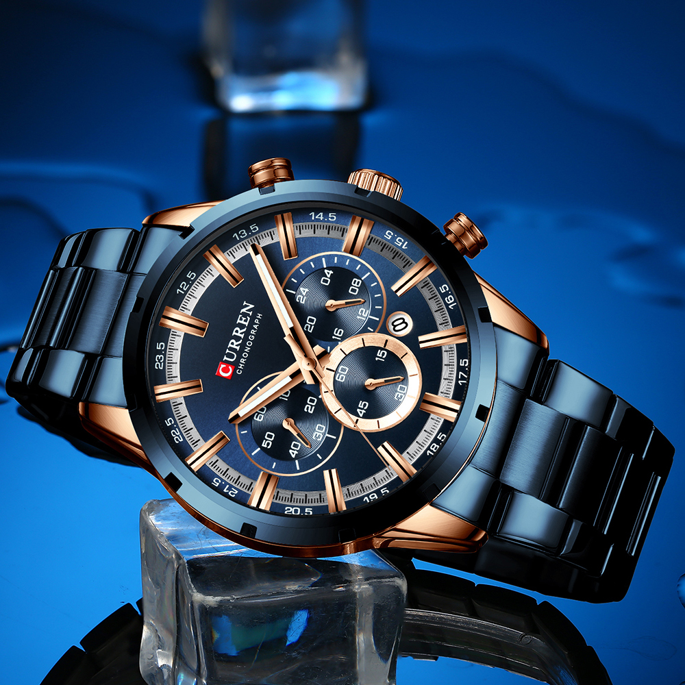 Curren Men's Watch Blue Dial S - Smartwatch Guess recension och pris