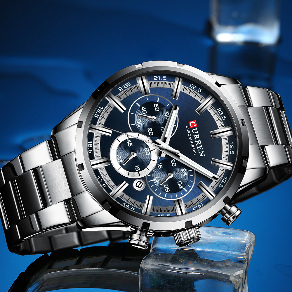 CURREN Top Brand Military Quar - Smartwatch Guess recension och pris