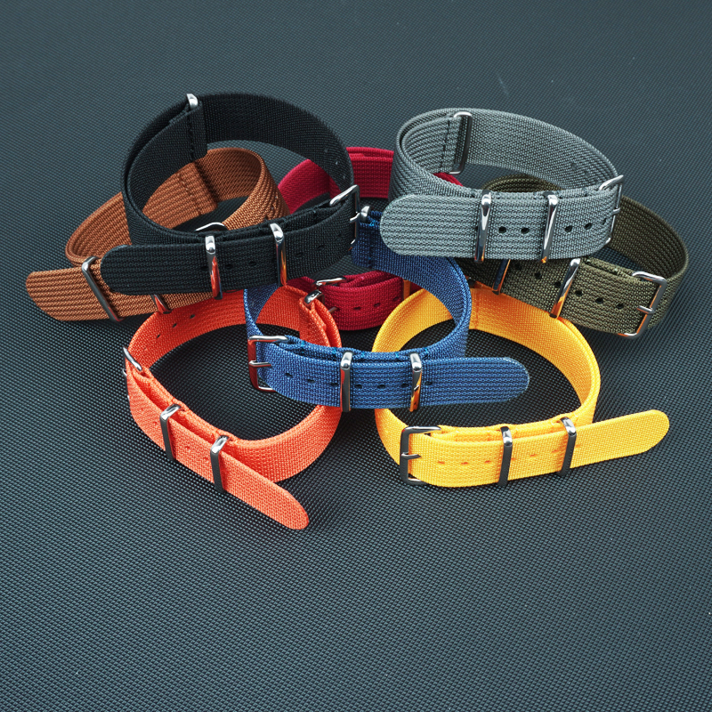 Ribbed Nylon Strap For Seiko M - Nylon Nato Strap recension och pris