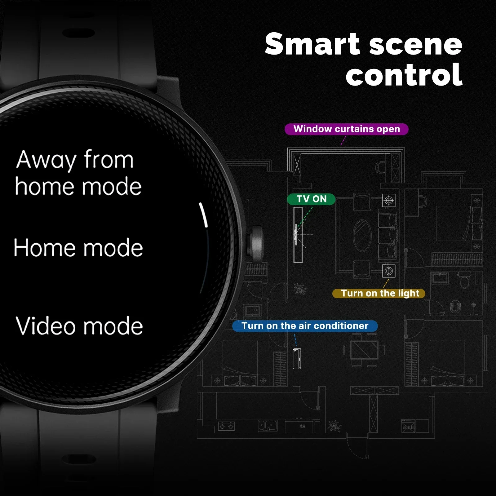 MOES Smart Watch Alexa Built-i - Smartwatch Touch recension och pris