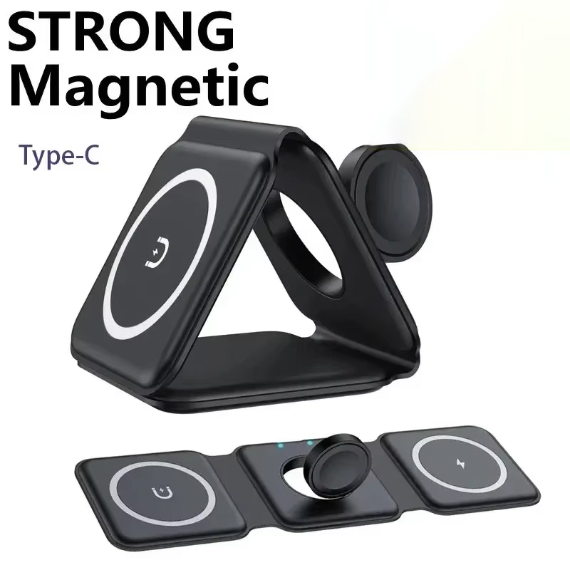 3 in 1 Magnetic Portable Wirel - Wireless Charger Watch recension och pris