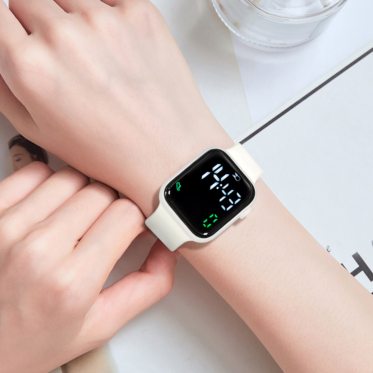 New 2PCS Student Minimalist Sm - Smartwatch Icon recension och pris